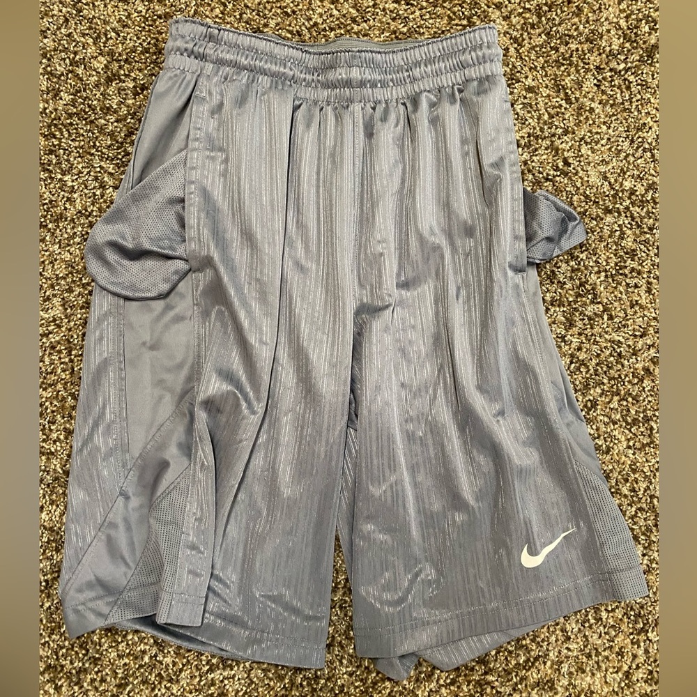Silver Athletic Shorts